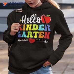hello kindergarten team back to school funny shirt hoodie 3