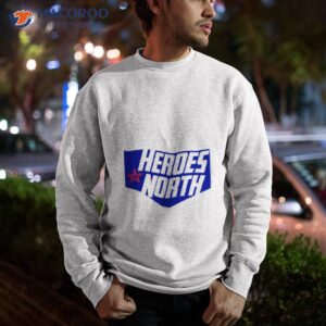 heroes north spiderman shirt sweatshirt