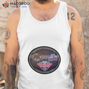 Hershey Bears Vs. Hartford Wolf Pack 2023 Calder Cup Playoffs Dueling Souvenir Puck Shirt 3 hershey bears vs hartford wolf pack 2023 calder cup playoffs dueling souvenir puck shirt tank top