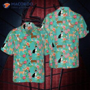 hibiscus floral chihuahua shirt for hawaiian 0