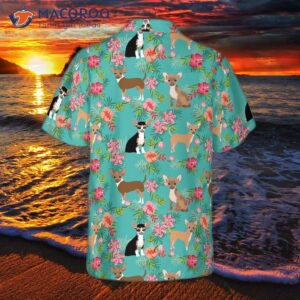 hibiscus floral chihuahua shirt for hawaiian 1