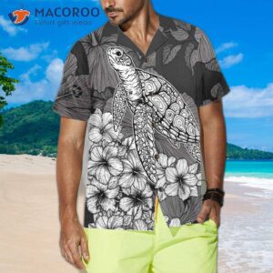 hibiscus turtle hawaiian shirt floral shirt for and unique gift lovers 3