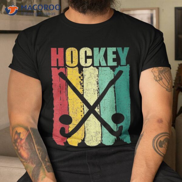 Hockey Retro Vintage 70s 80s Style Shirt
