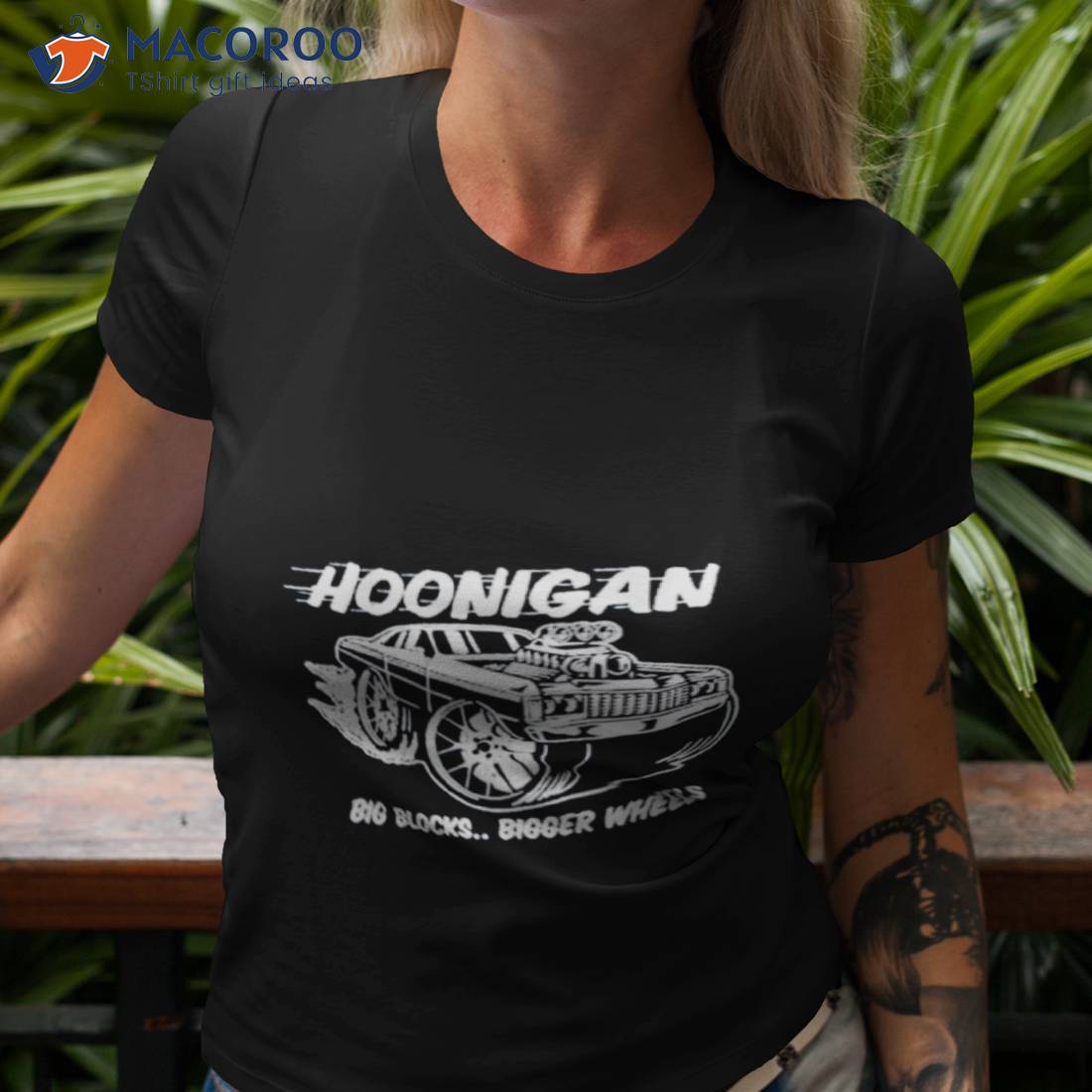 Hoonigan Big Blocks Bigger Wheels Shirt Hoonigan Big Blocks Bigger Wheels Shirt