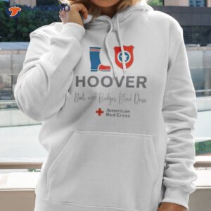 hoover boots and badges blood drive shirt hoodie