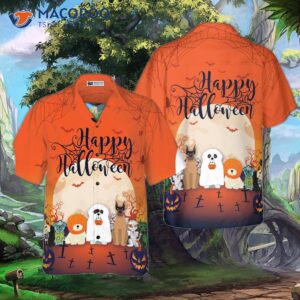 horror character dog halloween hawaiian shirt unique shirt for and 2