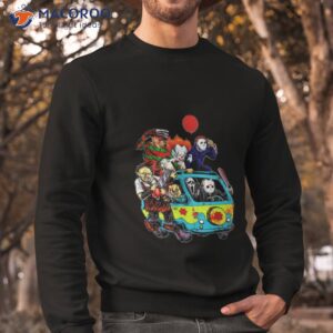 horror character driving car shirt sweatshirt