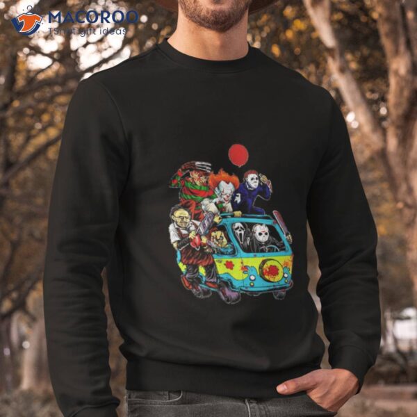 Horror Character Driving Car Shirt