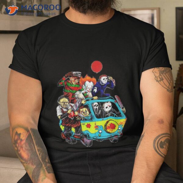 Horror Character Driving Car Shirt