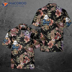 horror movie characters scare dogs halloween hawaiian shirt funny shirt for and 0