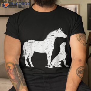 Horse And Dog Motif For . Lover Shirt