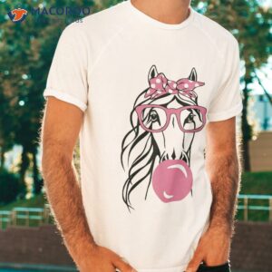 horse bandana for horseback riding lover girls shirt tshirt