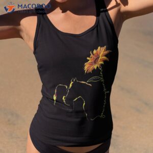 Horse Girl Sunflower Horseback Riding Equestrian Lover Shirt