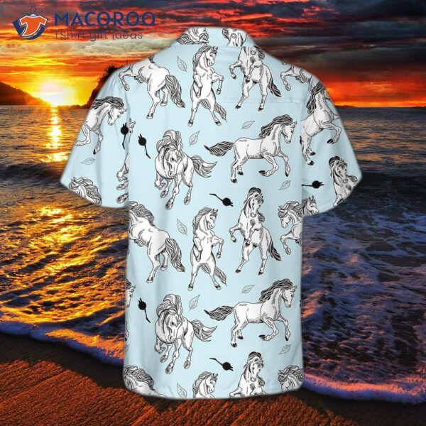 Horse Seamless Pattern Shirt For ‘s Hawaiian