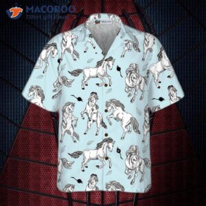 Horse Seamless Pattern Shirt For ‘s Hawaiian