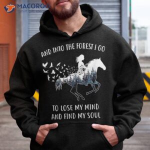 Horse Shirts For : Into The Forest I Go Riding Shirt