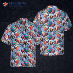 hot air balloon hawaiian shirt 0