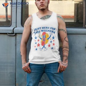 hot dog i m just here for the 4th of july shirt tank top 2