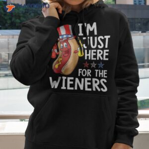 hot dog i m just here for the wieners 4th of july shirt hoodie 2 4