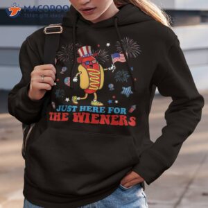hot dog i m just here for the wieners 4th of july shirt hoodie 3 4