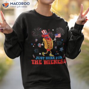 hot dog i m just here for the wieners 4th of july shirt sweatshirt 2 4