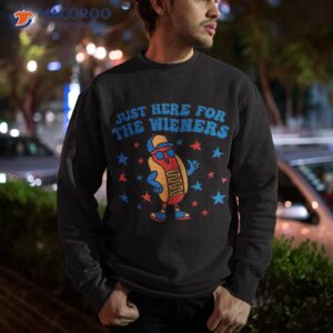 hot dog i m just here for the wieners 4th of july shirt sweatshirt 5