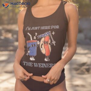 hot dog i m just here for the wieners 4th of july shirt tank top 1 1