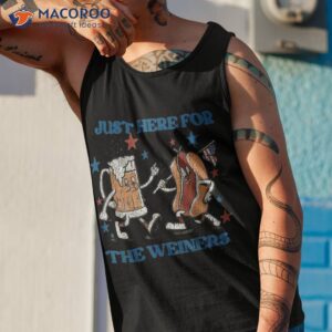 hot dog i m just here for the wieners 4th of july shirt tank top 1 4