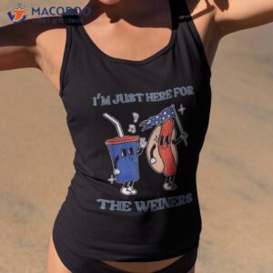 hot dog i m just here for the wieners 4th of july shirt tank top 2 1