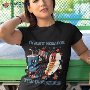 hot dog i m just here for the wieners 4th of july shirt tshirt 1 3