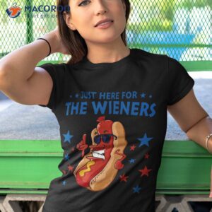 hot dog i m just here for the wieners 4th of july shirt tshirt 1 4