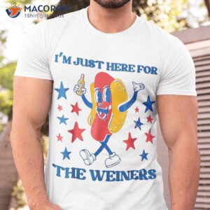 hot dog i m just here for the wieners 4th of july shirt tshirt 5