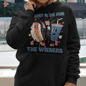 hot dog i m just here for the wieners 4th of july usa shirt hoodie 2