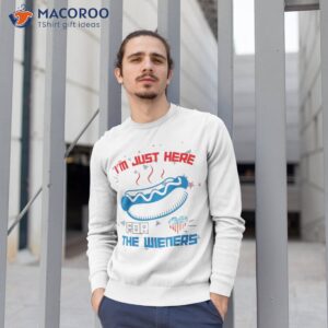 hot dog i m just here for the wieners sausage 4th of july shirt sweatshirt 1 1