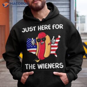 hot dog im just here for the wieners 4th of july shirt hoodie 3