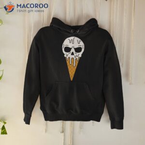 Hot Summer Melting Skull Ice Cream Cone – Vanilla Shirt