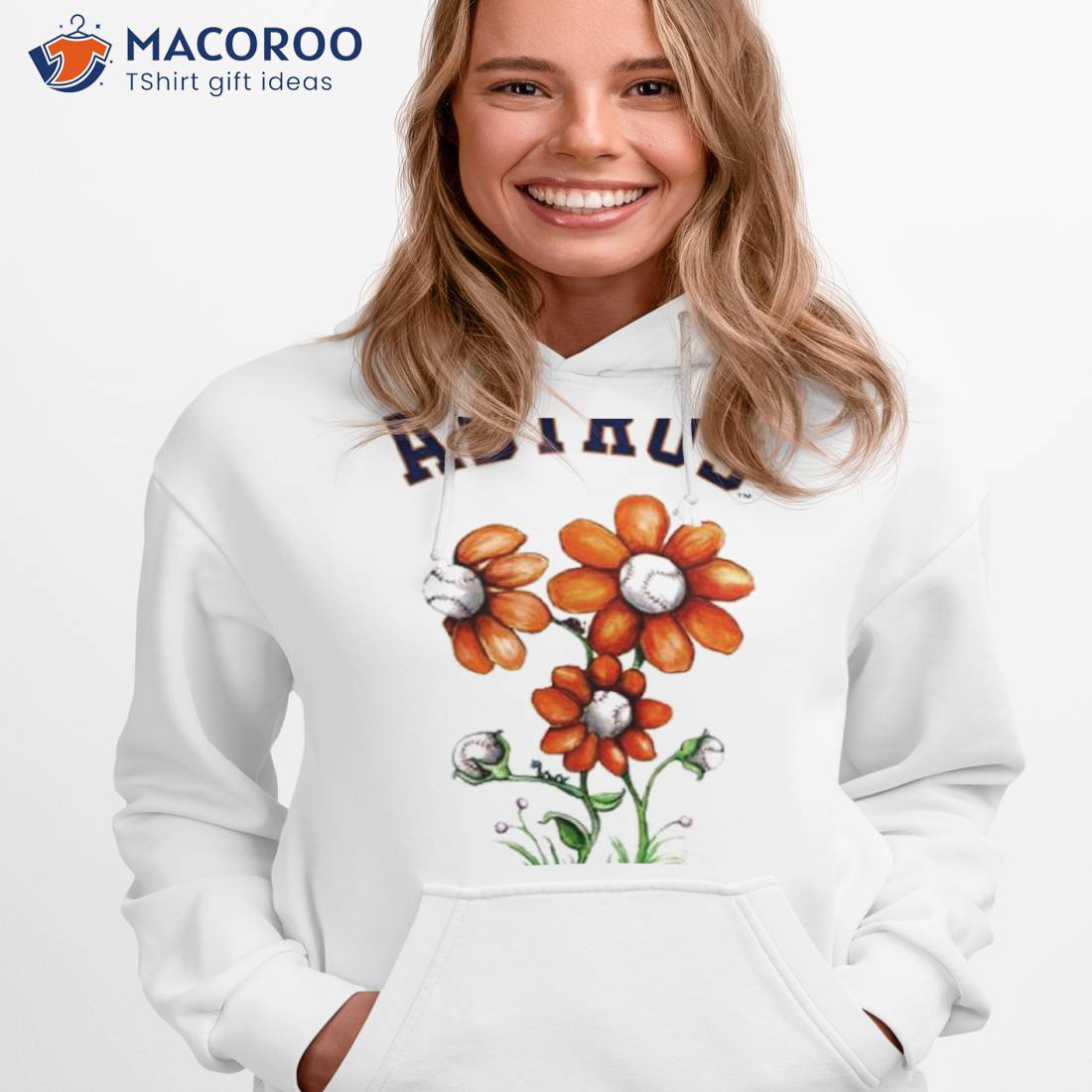 Houston Astros Blooming Baseballs Shirt Houston Astros Blooming Baseballs Shirt