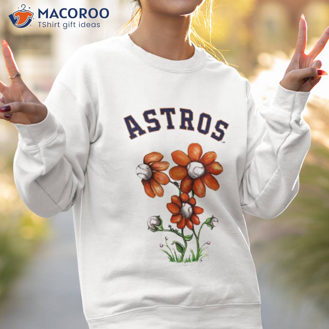 Houston Astros Blooming Baseballs Shirt