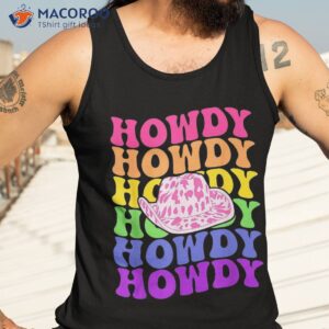 howdy pride rodeo western country southern cowperson shirt tank top 3