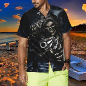 hunter skull shirt for hawaiian 3