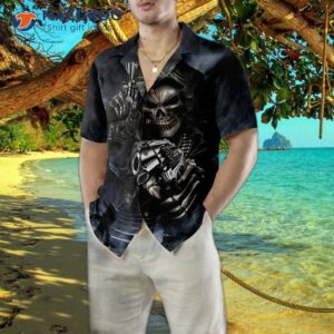 hunter skull shirt for hawaiian 4