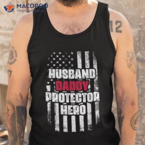 husband daddy protector hero shirt tank top 5