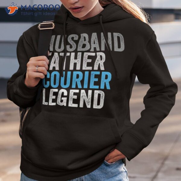 Husband Father Courier Legend Funny Occupation Office Shirt