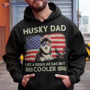 Husky Dad Like A Regular But Cooler Dog Father’s Day Shirt