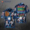 Hustle, Hit, And Never Quit Baseball Tropical Hawaiian Shirts