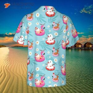 hyper fashion christmas hawaiian shirts santa beach summer pattern shirt short sleeve idea gift for and 1