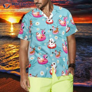 hyper fashion christmas hawaiian shirts santa beach summer pattern shirt short sleeve idea gift for and 3