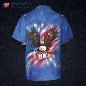 hyper fashionable christmas hawaiian shirts for and eagle flying with american flag shirt button down short sleeve 1