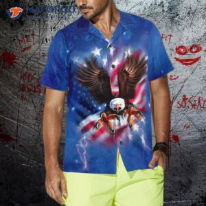 hyper fashionable christmas hawaiian shirts for and eagle flying with american flag shirt button down short sleeve 3