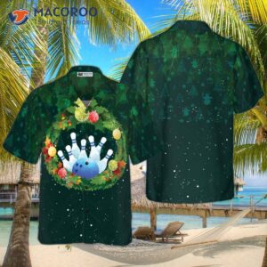 hyper fashionable christmas hawaiian shirts for and wreath bowling shirt button down short sleeve 0